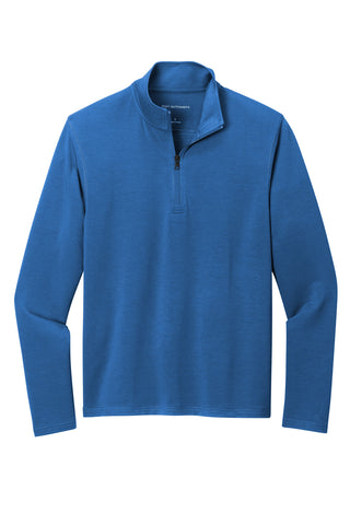 Port Authority Microterry 1/4-Zip Pullover (Aegean Blue)