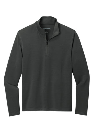 Port Authority Microterry 1/4-Zip Pullover (Charcoal)