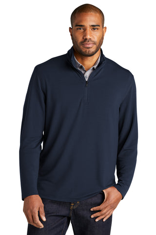 Port Authority Microterry 1/4-Zip Pullover (River Blue Navy)