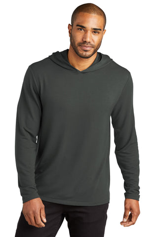 Port Authority Microterry Pullover Hoodie (Charcoal)