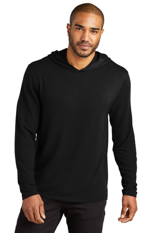 Port Authority Microterry Pullover Hoodie (Deep Black)