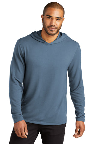 Port Authority Microterry Pullover Hoodie (Dusk Blue)