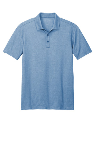 Port Authority Fine Pique Blend Polo (Aegean Blue Heather)