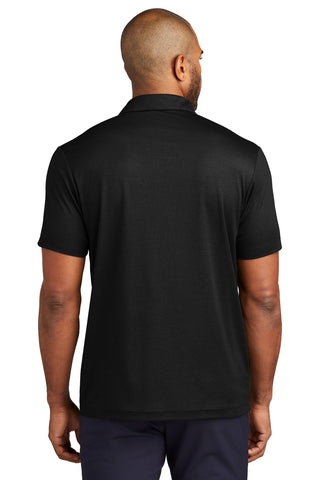 Port Authority Fine Pique Blend Polo (Black Heather)