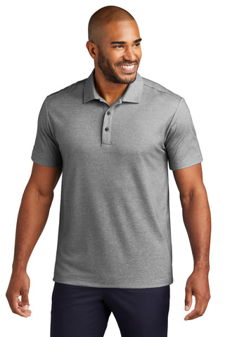 Port Authority Fine Pique Blend Polo (Charcoal Heather)