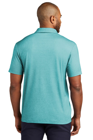 Port Authority Fine Pique Blend Polo (Dark Teal Heather)