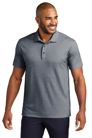 Port Authority Fine Pique Blend Polo (River Blue Navy Heather)