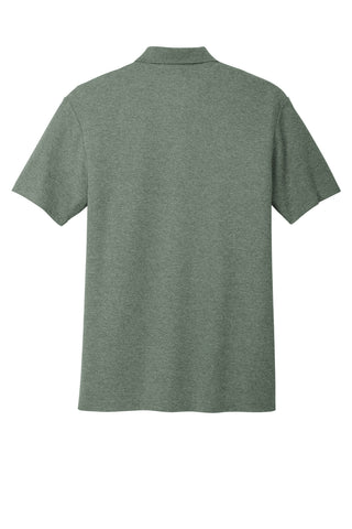 Port Authority C-FREE Cotton Blend Pique Polo (Dark Green Heather)