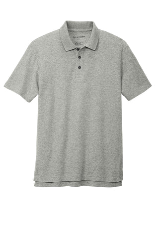 Port Authority C-FREE Cotton Blend Pique Polo (Deep Smoke Heather)