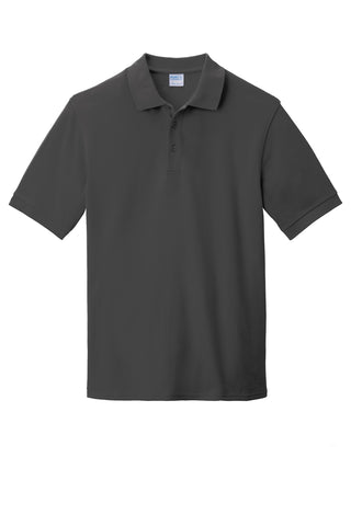 Port & Company Combed Ring Spun Pique Polo (Charcoal)