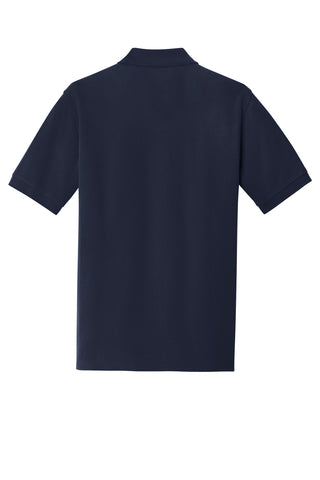 Port & Company Combed Ring Spun Pique Polo (Deep Navy)