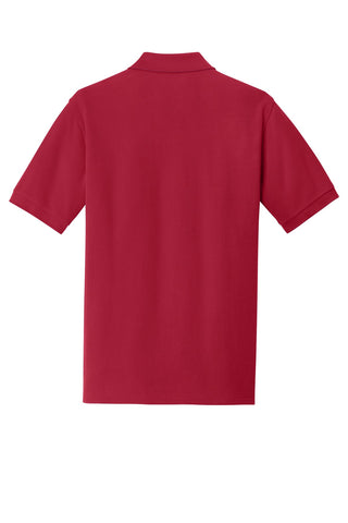 Port & Company Combed Ring Spun Pique Polo (Red)