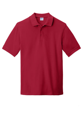 Port & Company Combed Ring Spun Pique Polo (Red)