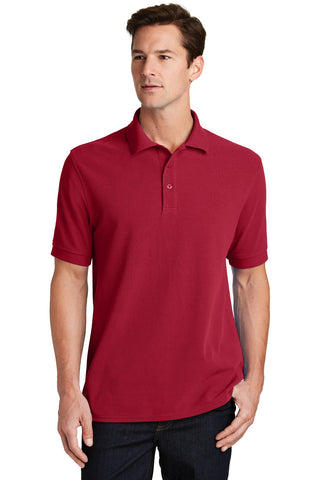 Port & Company Combed Ring Spun Pique Polo (Red)