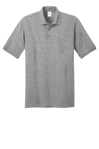 Port & Company Core Blend Jersey Knit Pocket Polo (Athletic Heather)