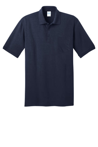 Port & Company Core Blend Jersey Knit Pocket Polo (Deep Navy)