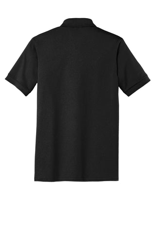 Port & Company Core Blend Jersey Knit Pocket Polo (Jet Black)