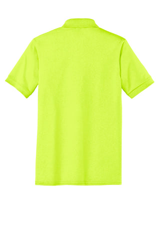 Port & Company Core Blend Jersey Knit Pocket Polo (Safety Green)