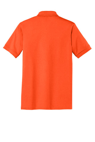 Port & Company Core Blend Jersey Knit Pocket Polo (Safety Orange)