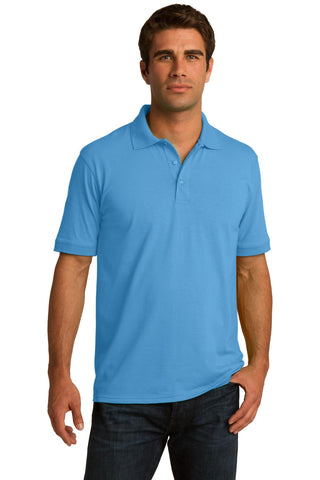 Port & Company Core Blend Jersey Knit Polo (Aquatic Blue)