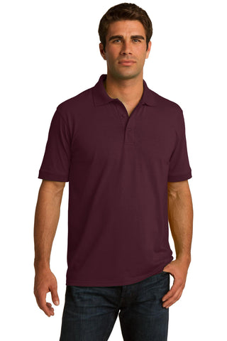 Port & Company Core Blend Jersey Knit Polo (Athletic Maroon)