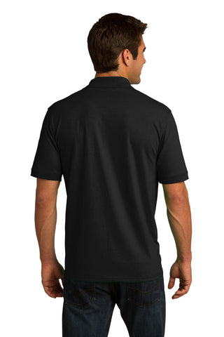 Port & Company Core Blend Jersey Knit Polo (Jet Black)