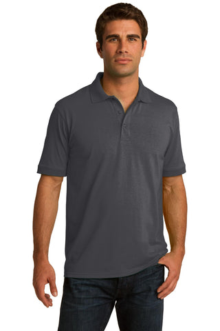 Port & Company Core Blend Jersey Knit Polo (Charcoal)