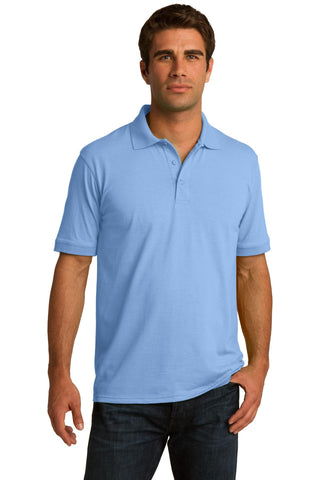 Port & Company Core Blend Jersey Knit Polo (Light Blue)