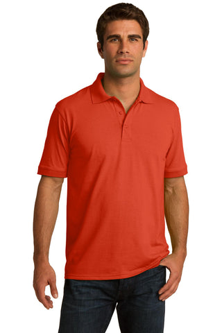 Port & Company Core Blend Jersey Knit Polo (Orange)