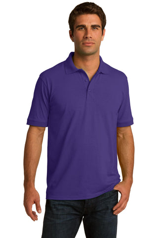 Port & Company Core Blend Jersey Knit Polo (Purple)