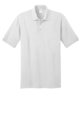 Port & Company Core Blend Jersey Knit Polo (White)