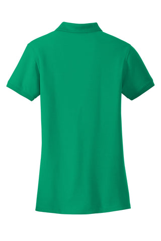 Port Authority Ladies Core Classic Pique Polo (Bright Kelly Green)