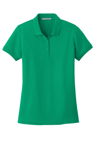 Port Authority Ladies Core Classic Pique Polo (Bright Kelly Green)