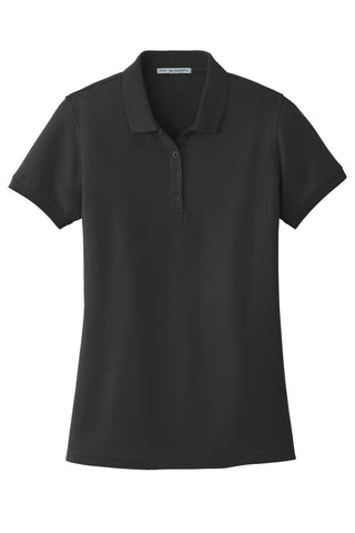 Port Authority Ladies Core Classic Pique Polo (Deep Black)