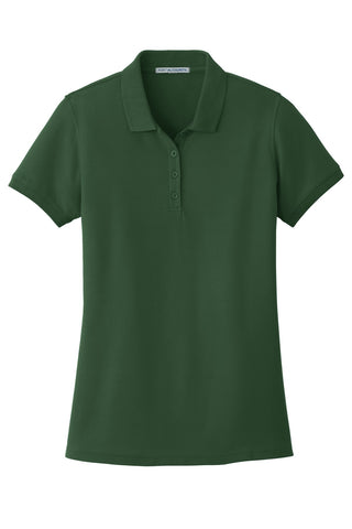 Port Authority Ladies Core Classic Pique Polo (Deep Forest Green)