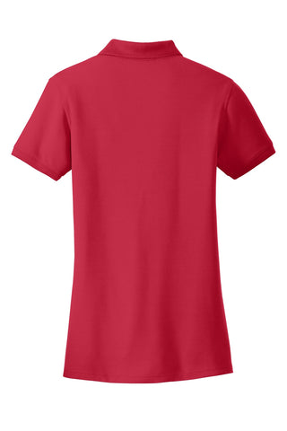 Port Authority Ladies Core Classic Pique Polo (Rich Red)