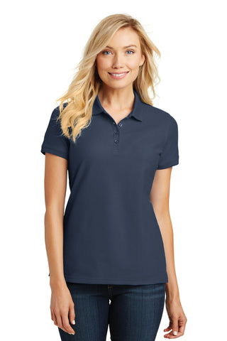 Port Authority Ladies Core Classic Pique Polo (River Blue Navy)