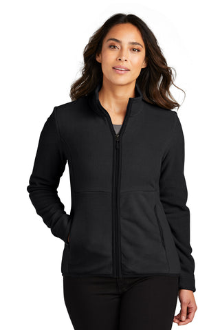 Port Authority Ladies Connection Fleece Jacket (Deep Black)