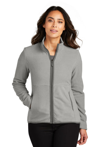 Port Authority Ladies Connection Fleece Jacket (Gusty Grey)