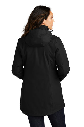 Port Authority Ladies All-Weather 3-in-1 Jacket (Black)