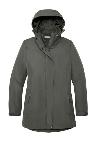 Port Authority Ladies All-Weather 3-in-1 Jacket (Storm Grey)