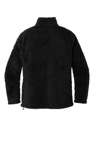 Port Authority Ladies Cozy Fleece Jacket (Black)