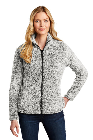 Port Authority Ladies Cozy Fleece Jacket (Grey Heather)