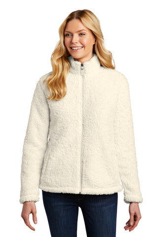 Port Authority Ladies Cozy Fleece Jacket (Marshmallow)