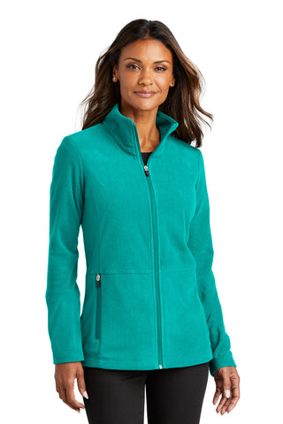 Port Authority Ladies Accord Microfleece Jacket (Teal Blue)