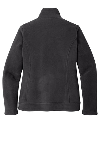 Port Authority Ladies Ultra Warm Brushed Fleece Jacket (Graphite/ Deep Black)