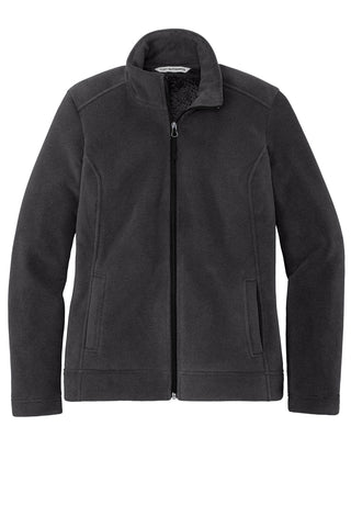 Port Authority Ladies Ultra Warm Brushed Fleece Jacket (Graphite/ Deep Black)