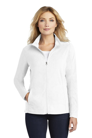 Port Authority Ladies Microfleece Jacket (White)