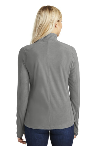 Port Authority Ladies Microfleece 1/2-Zip Pullover (Pearl Grey)