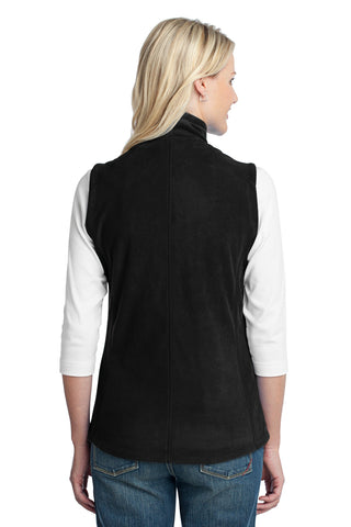 Port Authority Ladies Microfleece Vest (Black)